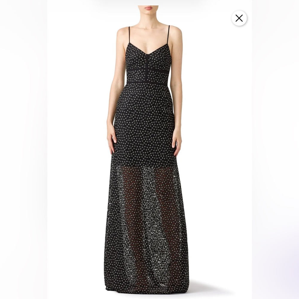 Jill Jill Stuart Floral Lace Slip Gown